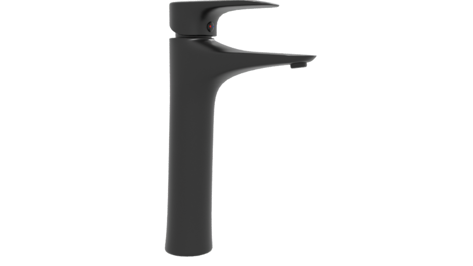 Sleek Modern Bathroom Faucet 3D Model - Professional 3D Model Render 12