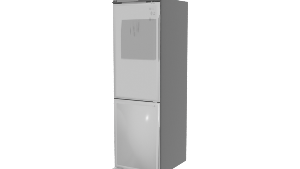 1128743 Modern Refrigerator 3D Model - Professional 3D Model Render 12