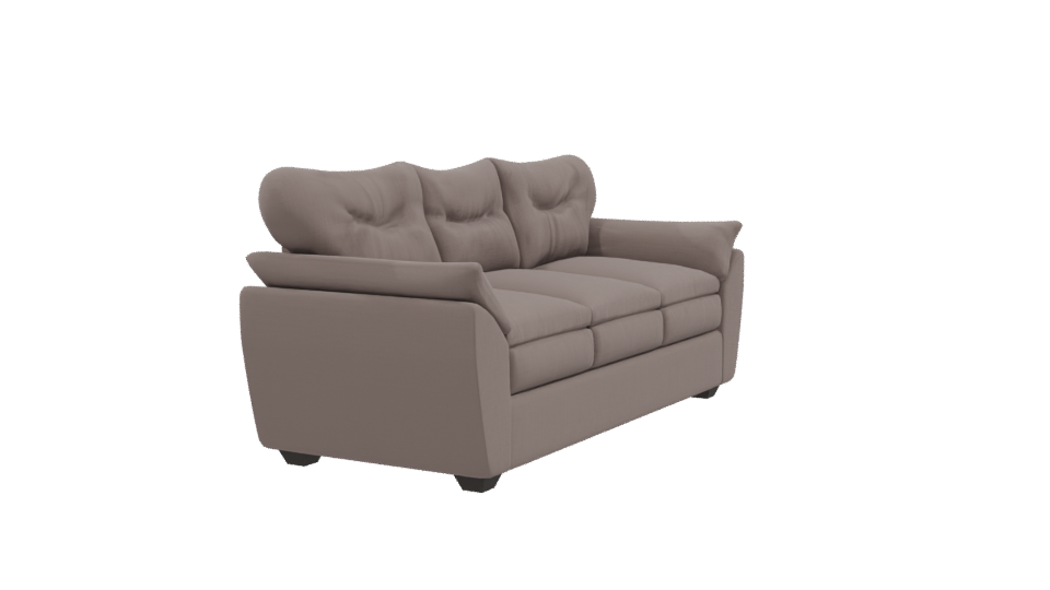 Stylish Fabric Sofa 3D Model - Professional 3D Model Render 9