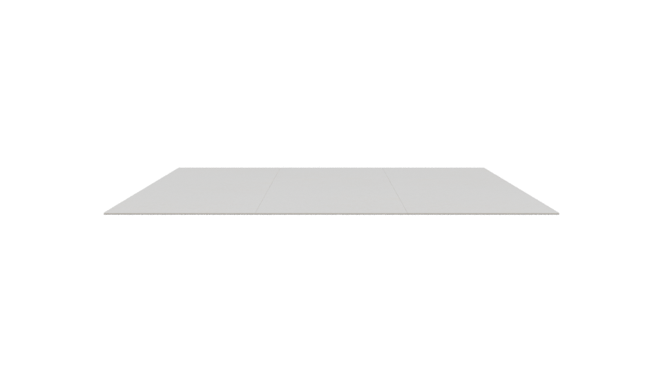 Minimalist White Floor Panel 3D Model - Professional 3D Model Render 2