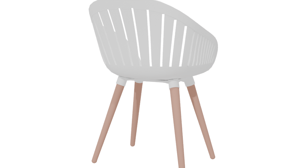Stylish Modern Chair 3D Model - Professional 3D Model Render 6