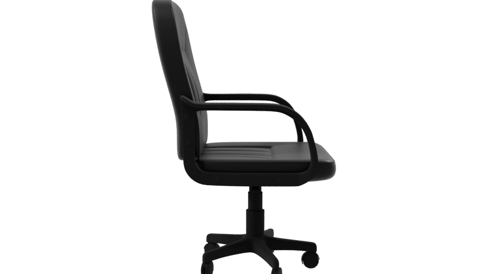 Sleek Modern Office Chair 3D - Professional 3D Model Render 8