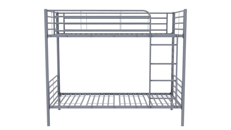 Stylish Bunk Bed 3D Model - Professional 3D Model Render 2