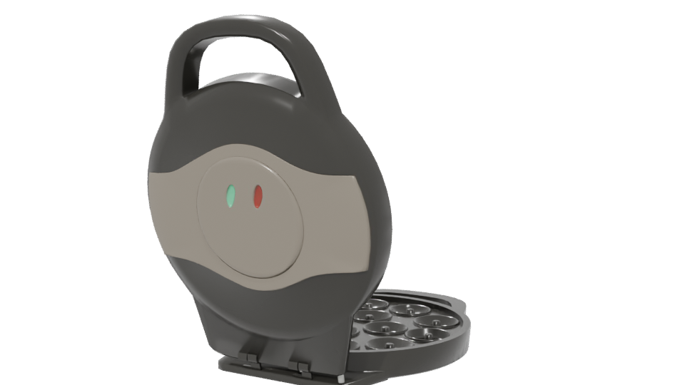 Multi-Cavity Donut Maker 3D - Professional 3D Model Render 6