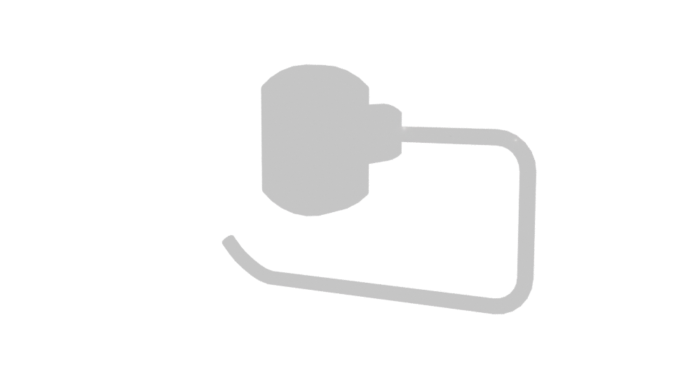 Sleek Bathroom Towel Holder 3D - Professional 3D Model Render 6