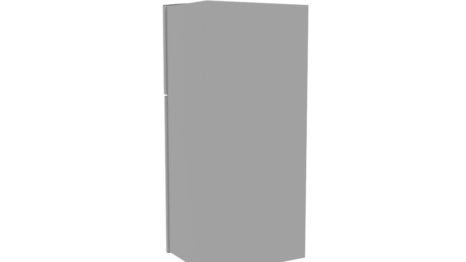 Sleek Refrigerator 3D Model - Professional 3D Model Render 4