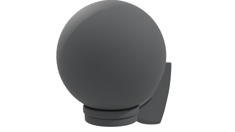 Wall Mounted 60W Black Lantern 3D - Professional 3D Model Render 10