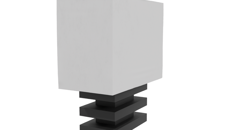 Minimalist Display Stand Model - Professional 3D Model Render 3