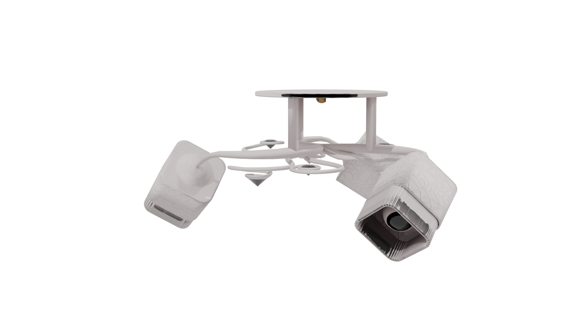 Modern Ceiling Lamp 3D Model - Professional 3D Model Render 2