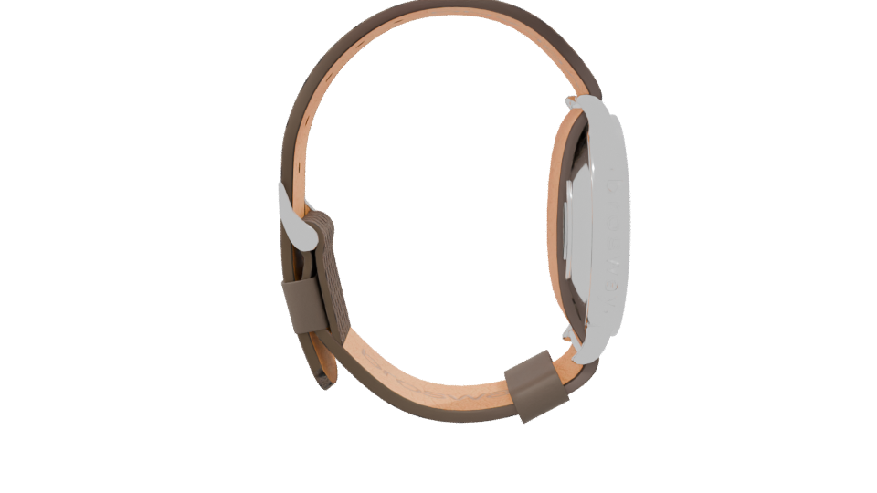 Elegant Leather Strap Watch 3D - Professional 3D Model Render 8