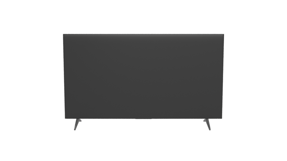 Sleek Flat Screen TV Model - Professional 3D Model Render 5