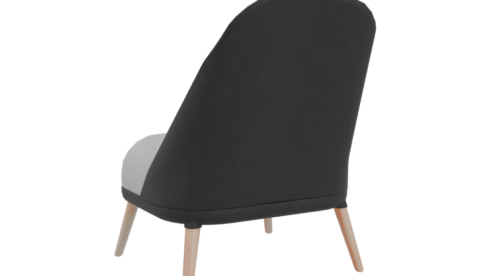 Contemporary Lounge Chair 3D Model - Professional 3D Model Render 4