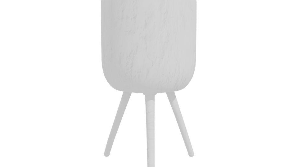 Stylish Ceramic Planter Model - Professional 3D Model Render 11