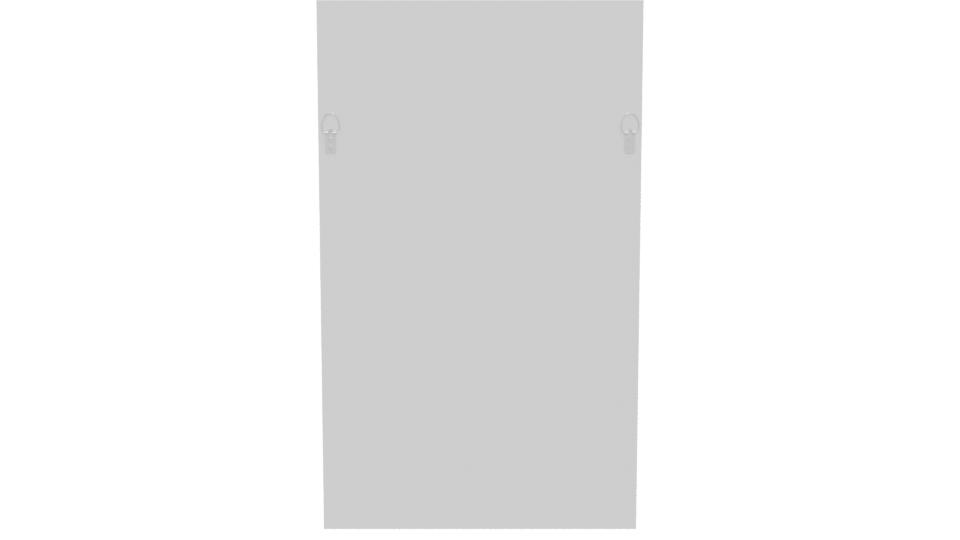 Stylish Square Wall Mirror 3D Model - Professional 3D Model Render 5