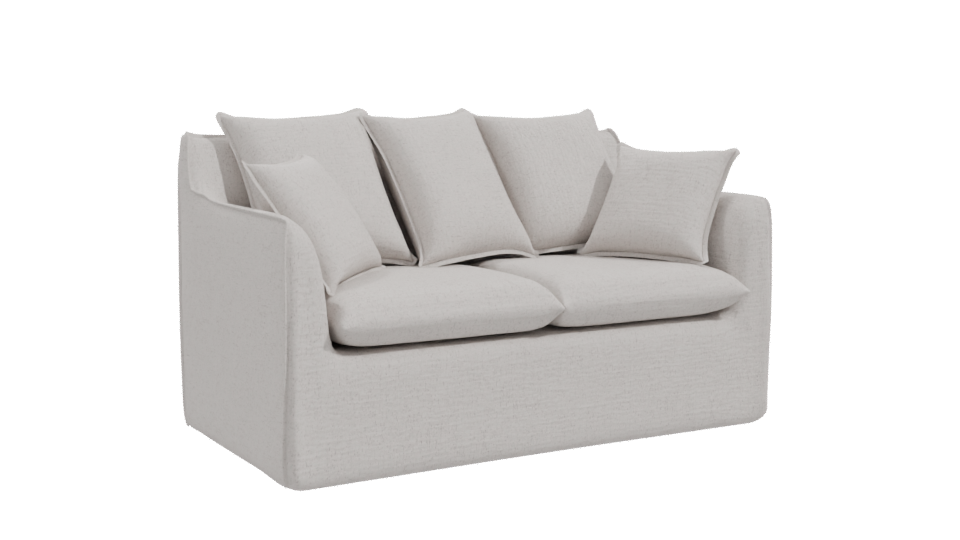 Cozy Modern Fabric Sofa 3D Model - Professional 3D Model Render 10