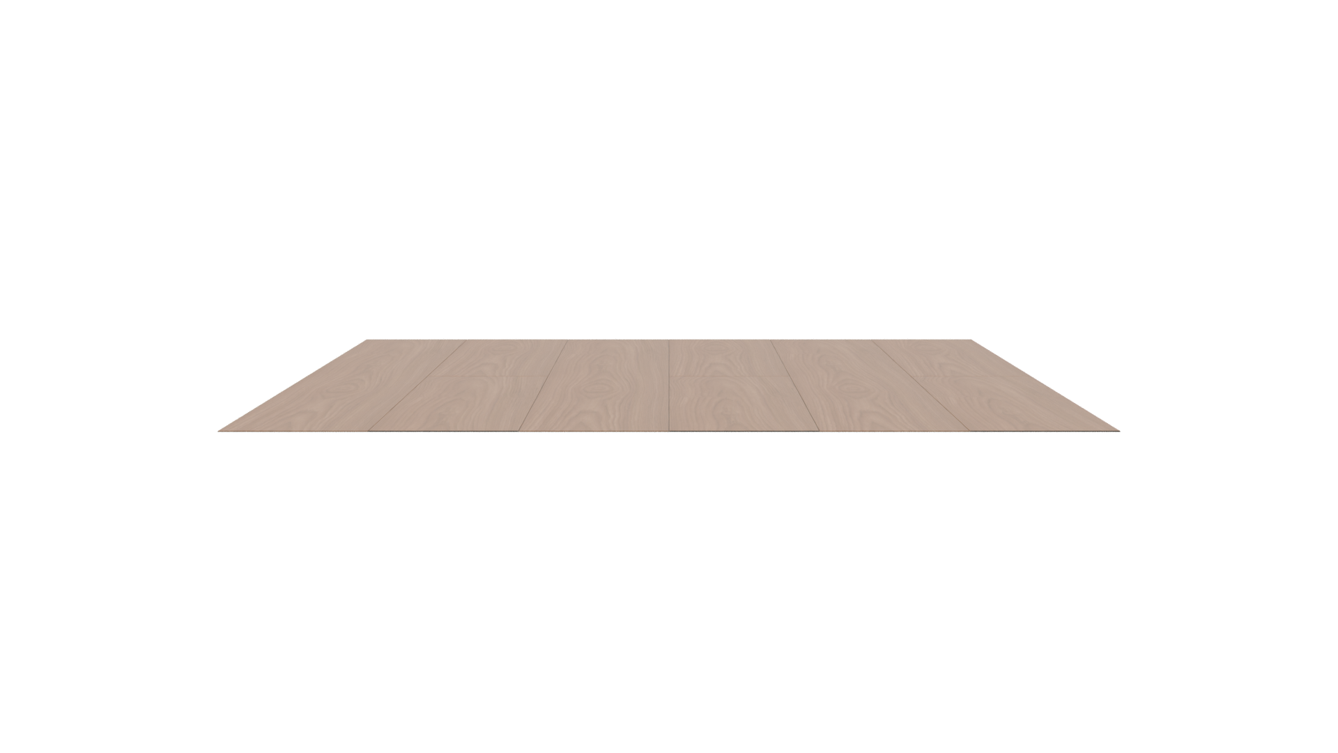 Sleek Wooden Dining Table 3D - Professional 3D Model Render 2