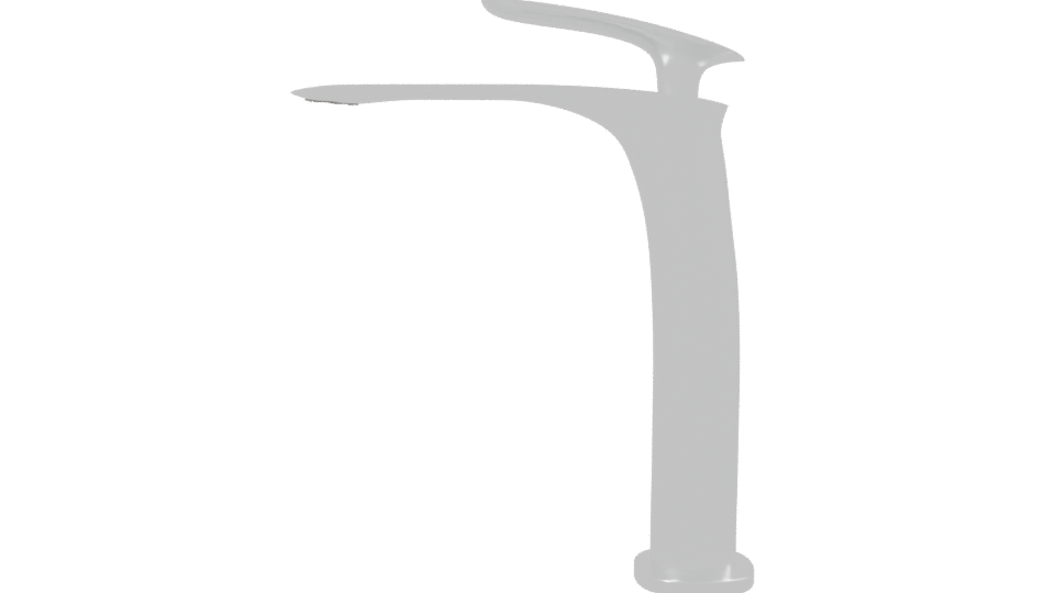 Modern Minimalist Bathroom Sink - Professional 3D Model Render 2