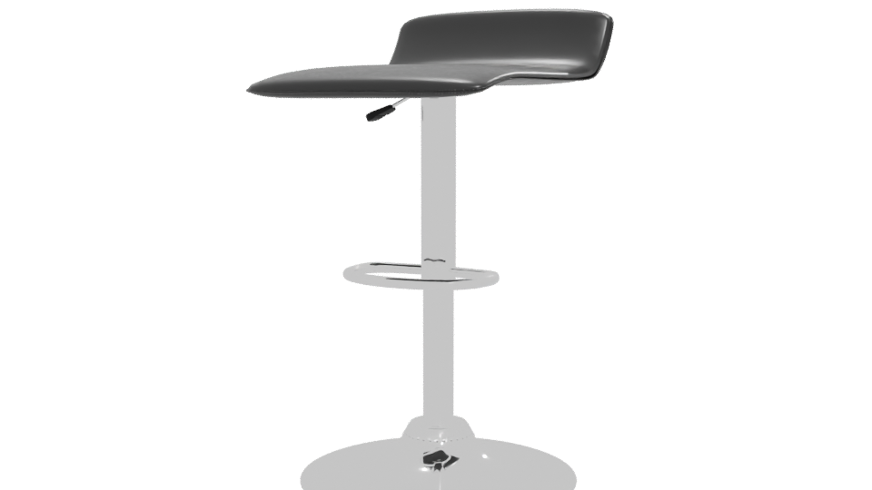 Modern Bar Stool 3D Model - Professional 3D Model Render 12