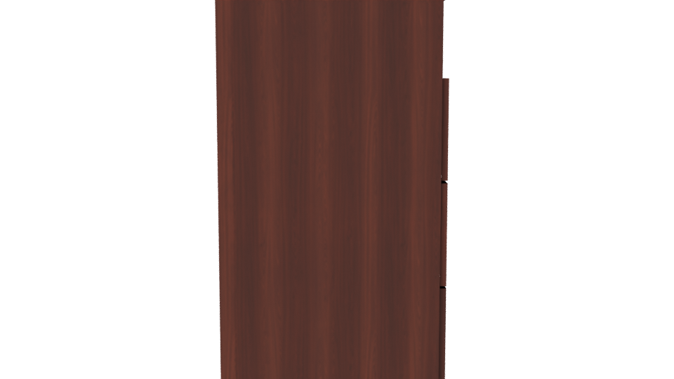 Contemporary Wooden Storage Cabinet 3D - Professional 3D Model Render 8