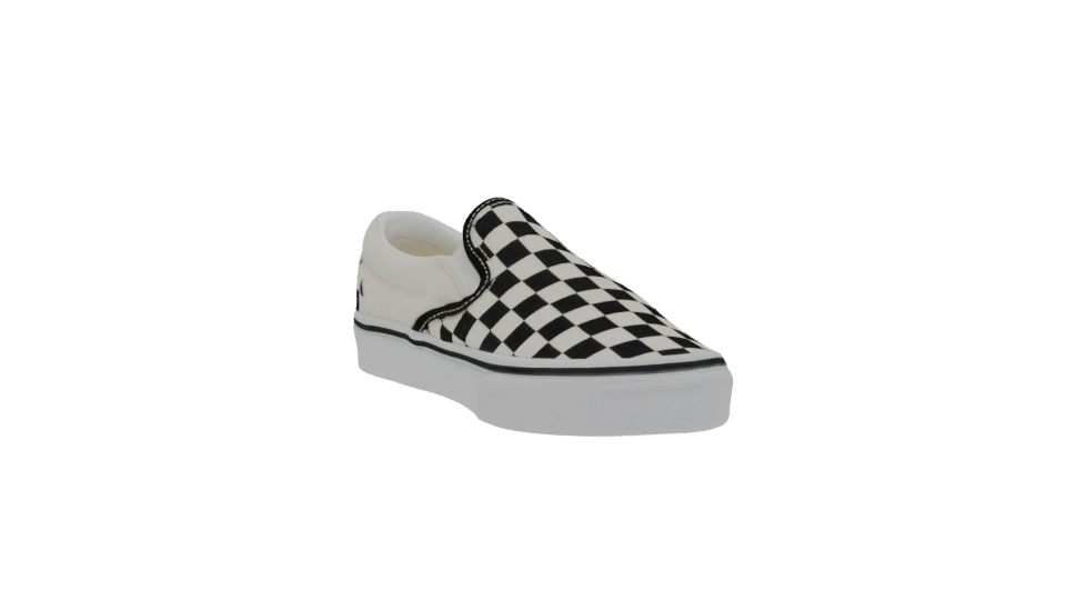 Stylish Slip-On Checkerboard Sneakers 3D Model - Professional 3D Model Render 13