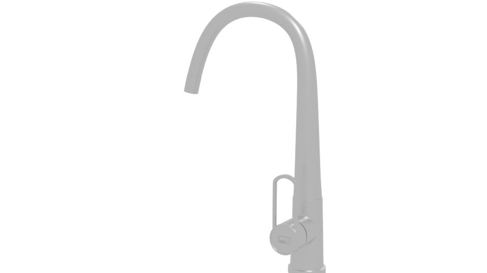 Sleek Kitchen Faucet Model - Professional 3D Model Render 12
