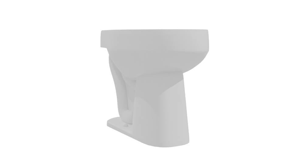 Minimalist Ceramic Bathroom Sink 3D Model - Professional 3D Model Render 10