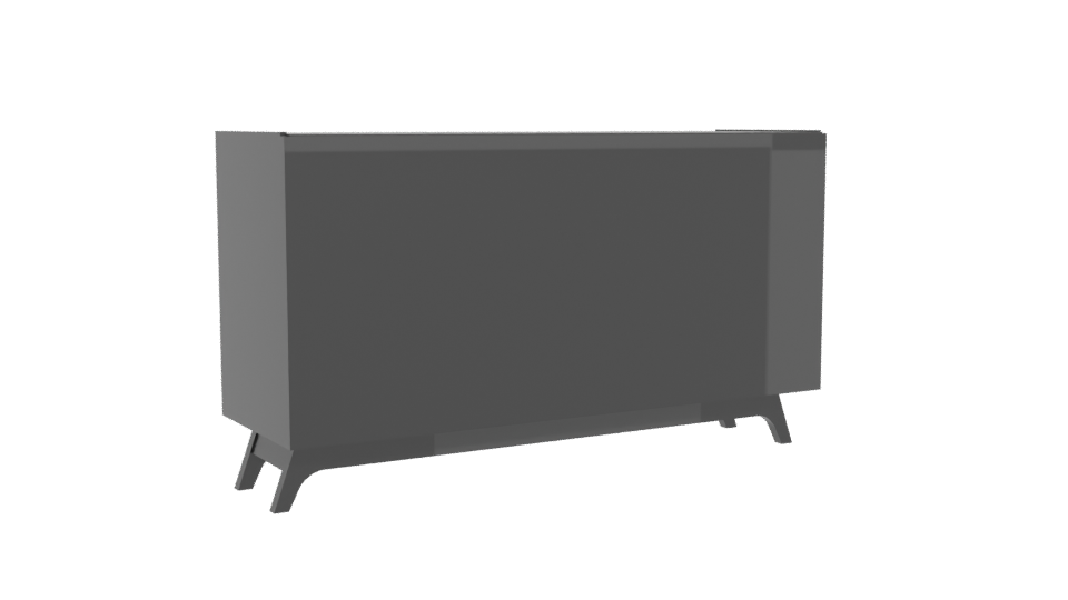 Stylish Modern Sideboard 3D - Professional 3D Model Render 4