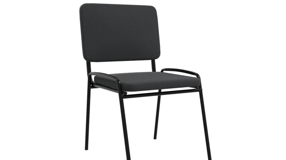 Stylish Minimalist Dining Chair 3D - Professional 3D Model Render 10