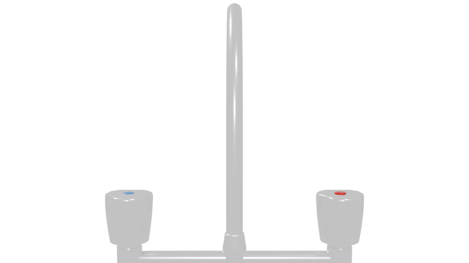 Stylish Kitchen Faucet Model - Professional 3D Model Render 5