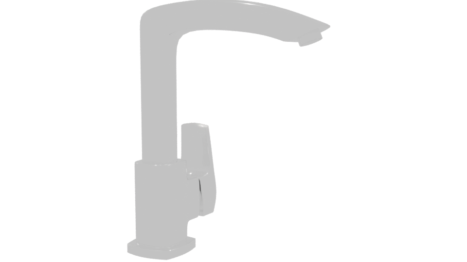 Sleek Modern Faucet Model 3D - Professional 3D Model Render 9