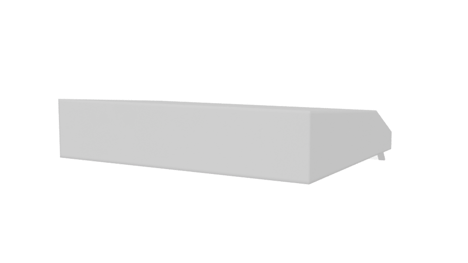 Sleek Modern Office Desk Model - Professional 3D Model Render 6