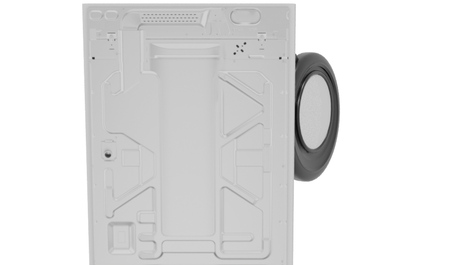 Realistic Household Dryer 3D Model - Professional 3D Model Render 5