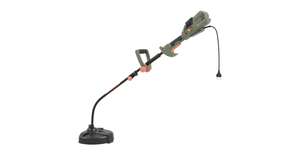 Electric Grass Trimmer Model 3D - Professional 3D Model Render 3