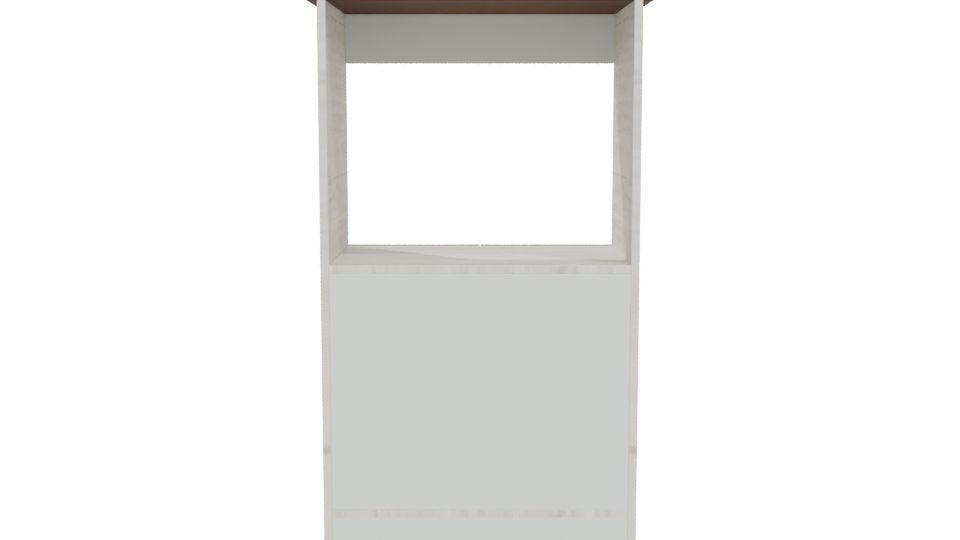 Contemporary Wooden Cabinet Model - Professional 3D Model Render 5