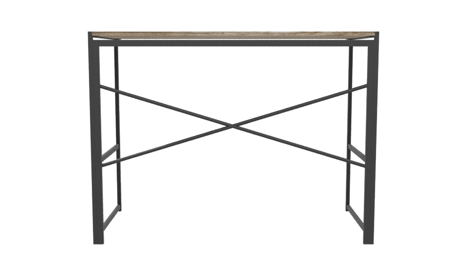 Industrial Folding Table 3D Model - Professional 3D Model Render 5