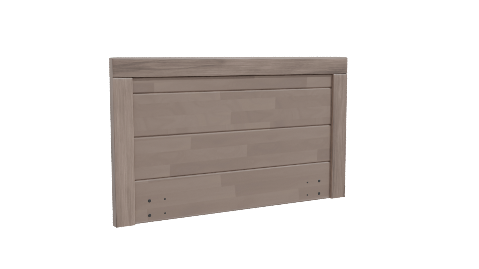 Stylish Wooden Headboard 3D Model - Professional 3D Model Render 10