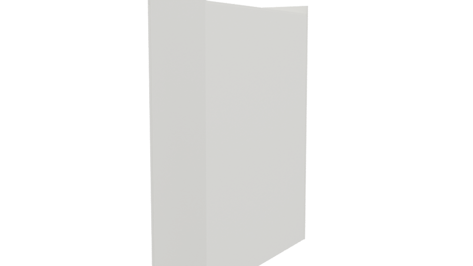 White Closet with Mirror 3D - Professional 3D Model Render 3