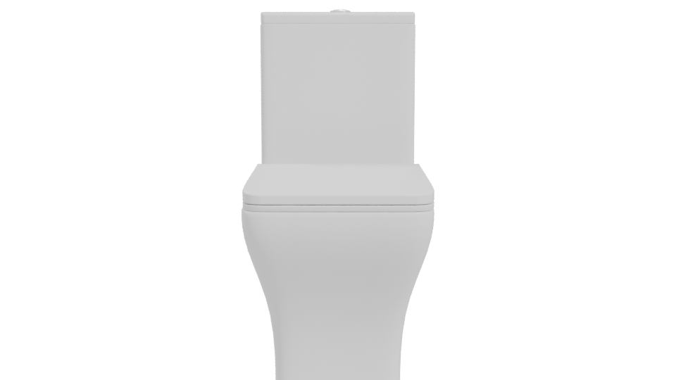 Stylish Modern Toilet 3D Model - Professional 3D Model Render 11