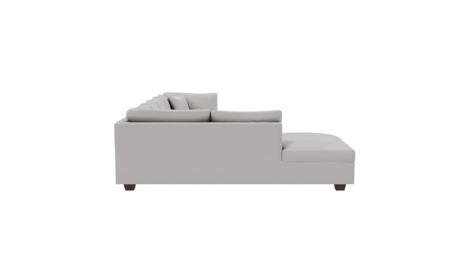 Beige Corner Sofa Model 3D - Professional 3D Model Render 8