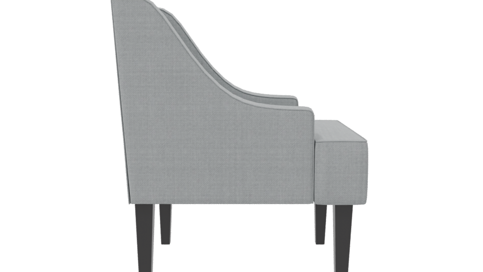 Contemporary Accent Chair 3D Model - Professional 3D Model Render 8