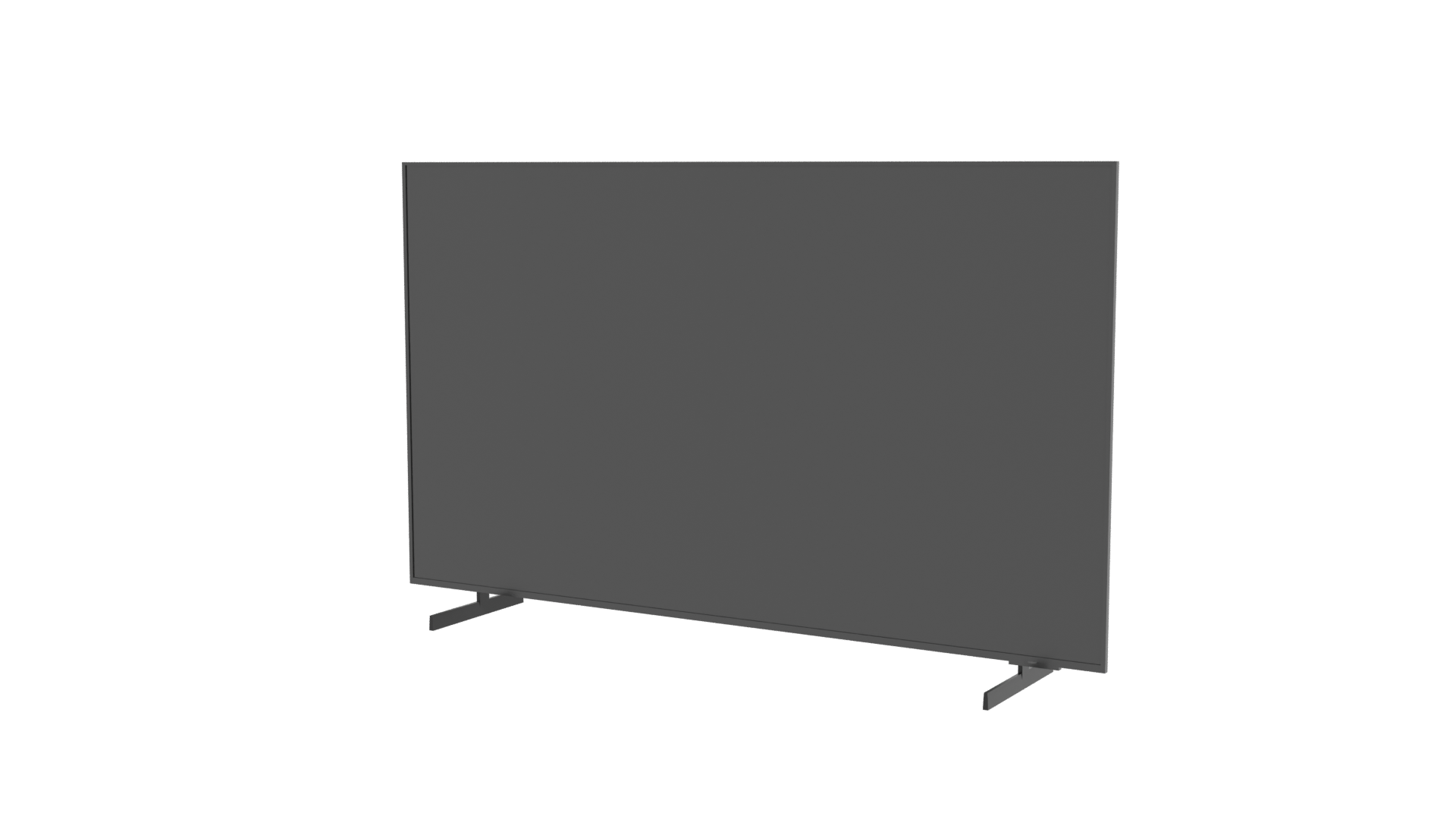 Sleek Flat Screen TV Model - Professional 3D Model Render 12