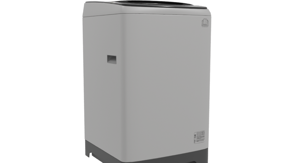 Compact Household Washing Machine 3D - Professional 3D Model Render 10