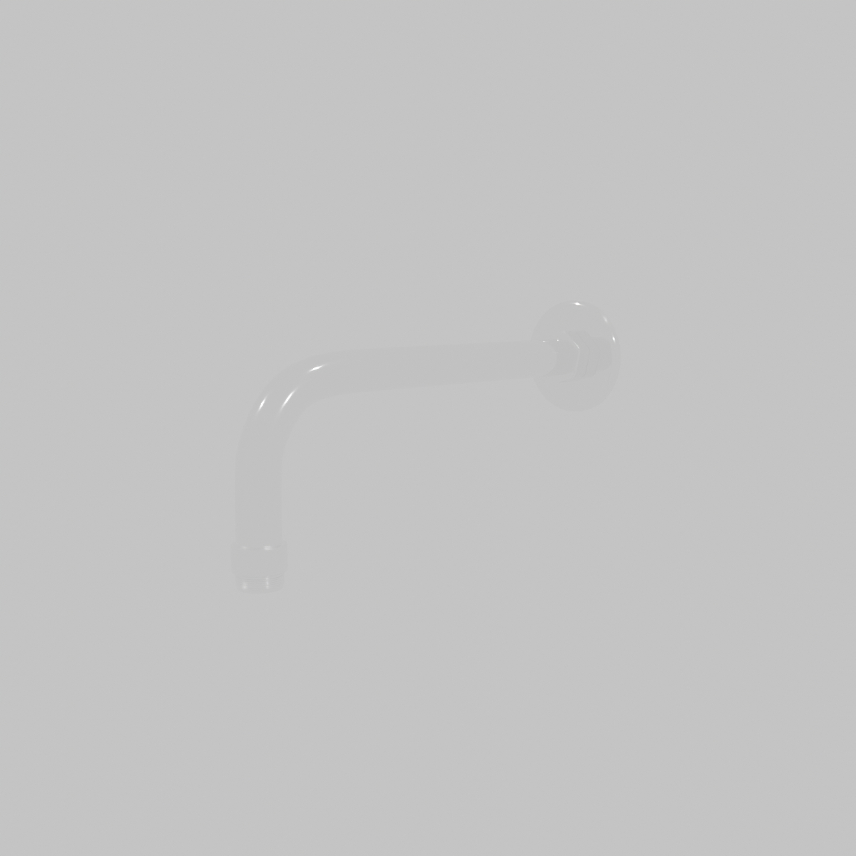 Brazo de ducha con flangue 12"