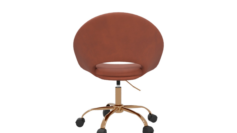 Stylish Modern Office Chair 3D - Professional 3D Model Render 5