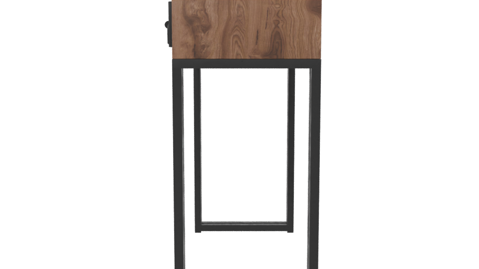 Stylish Industrial Console Table 3D Model - Professional 3D Model Render 2