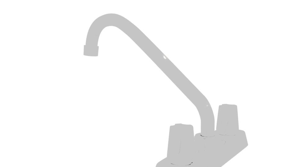 Modern Bathroom Faucet 3D Model - Professional 3D Model Render 3