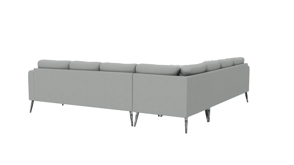 Contemporary Sectional Sofa Model - Professional 3D Model Render 6