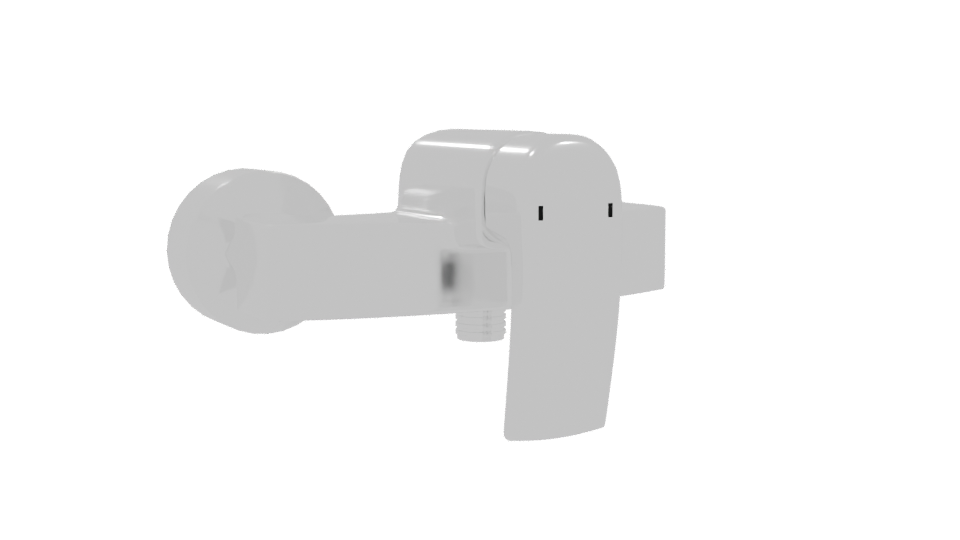 Modern Shower Faucet 3D Model - Professional 3D Model Render 10