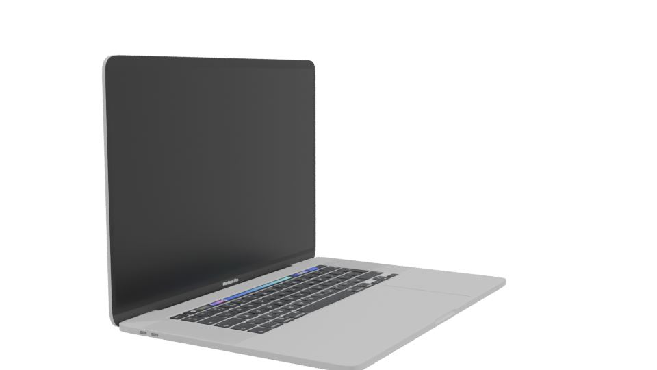 Sleek Laptop 3D Model - Professional 3D Model Render 9