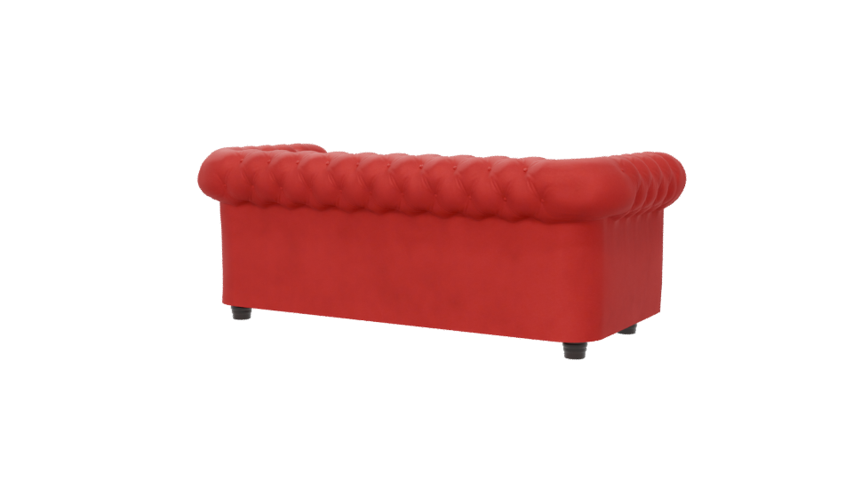Chesterfield Style Sofa 3D - Professional 3D Model Render 6